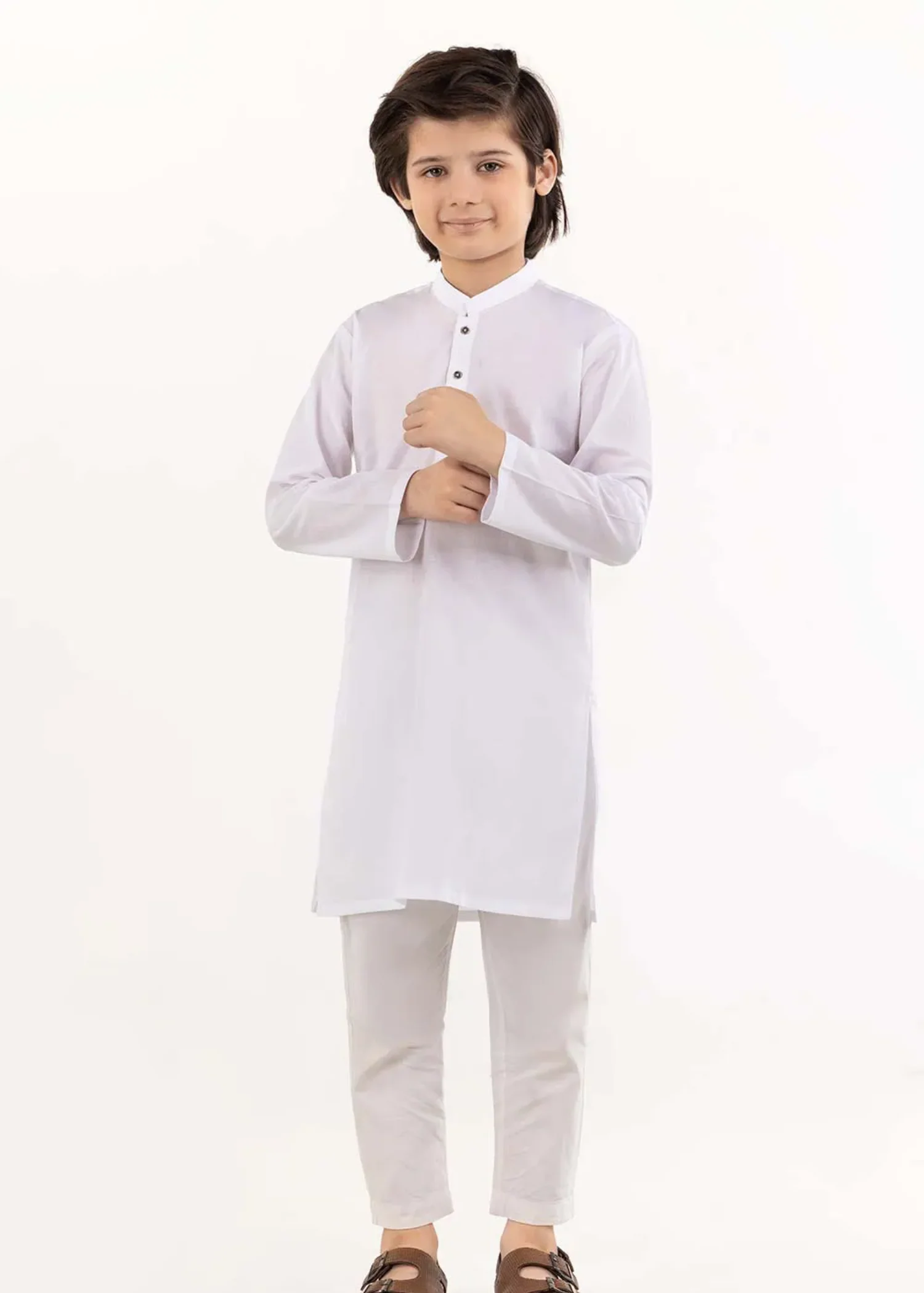 White kameez shalwar - W4