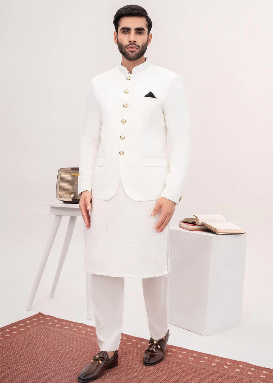 Off White Prince Coat For Wedding
