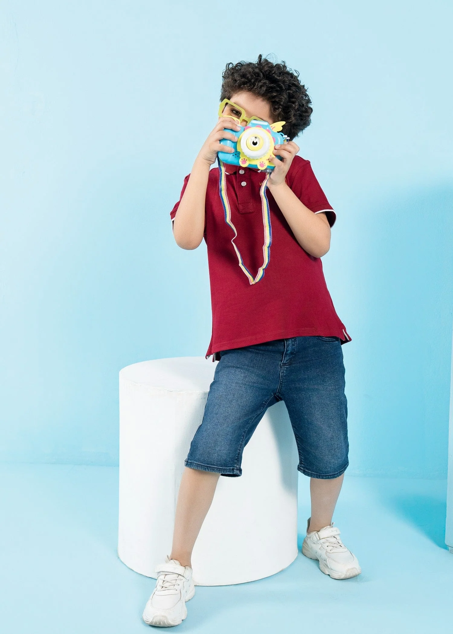 boy t shirt ( polo)- maroon