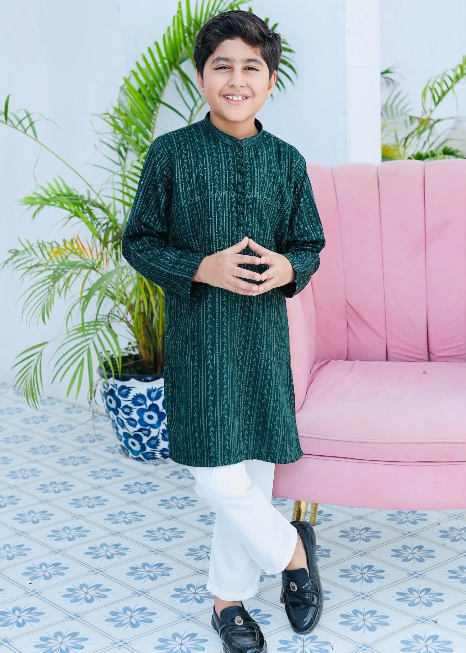 Hunter Green Kurta Trouser KT 124