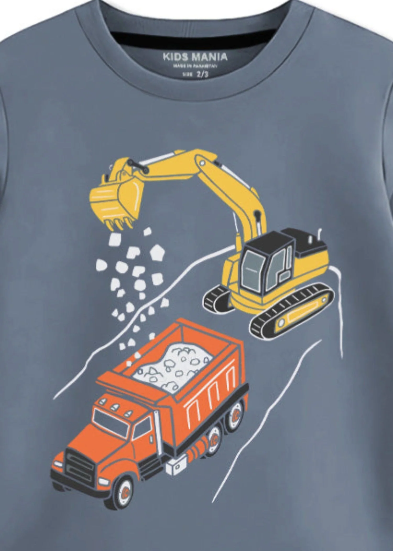 Heavy Machinery Graphics Sweatshirt For Boys