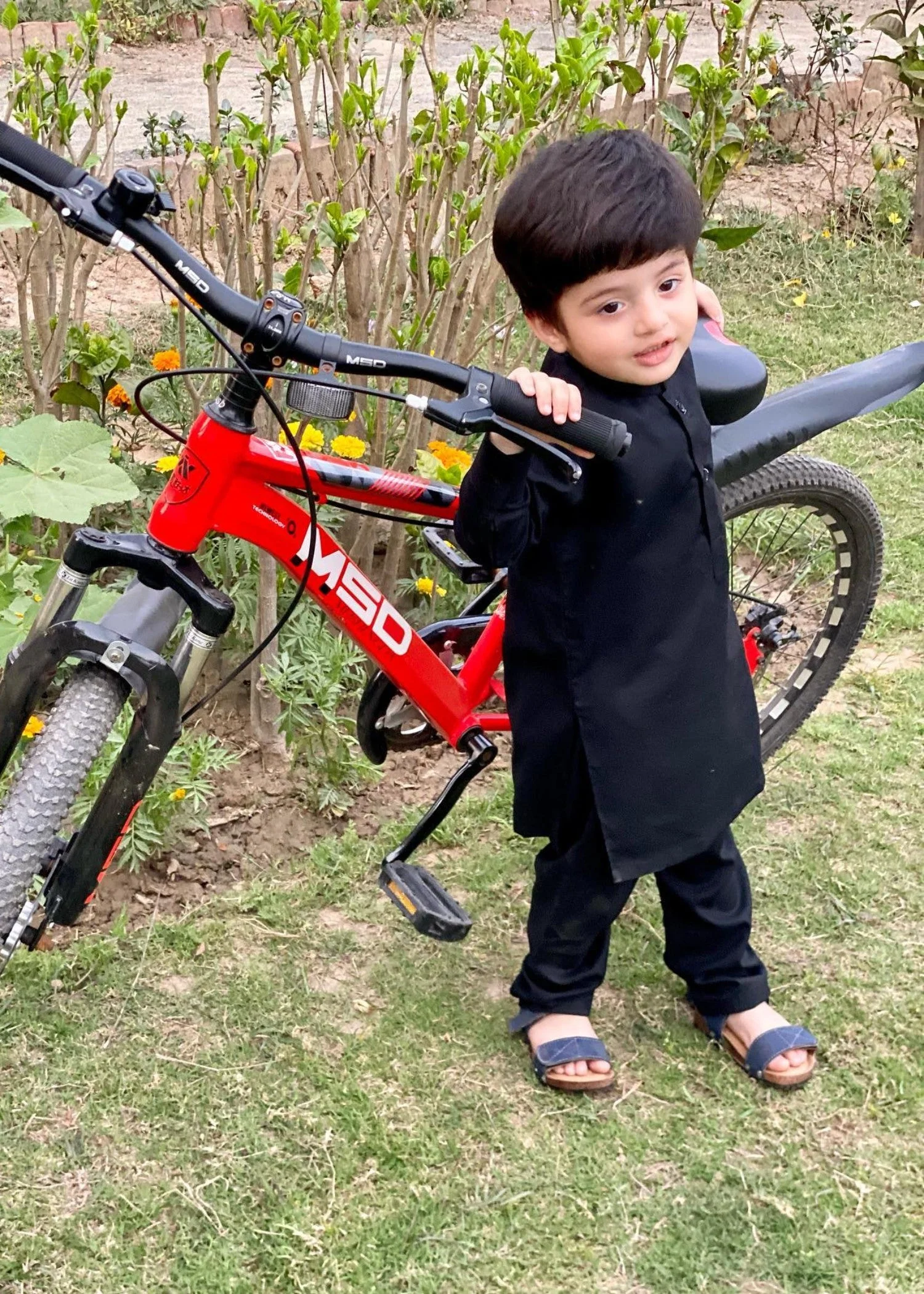 Black kameez shalwar - KS 20